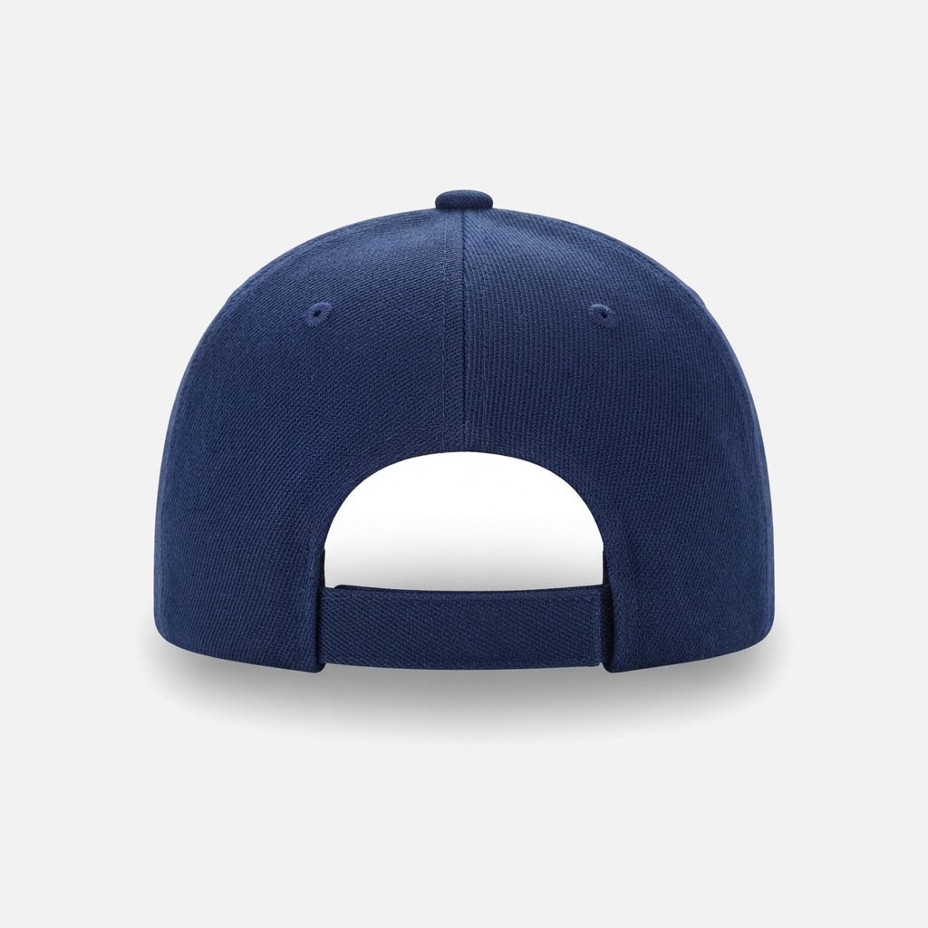 Structured Baseball Cap, Navy, Rear view