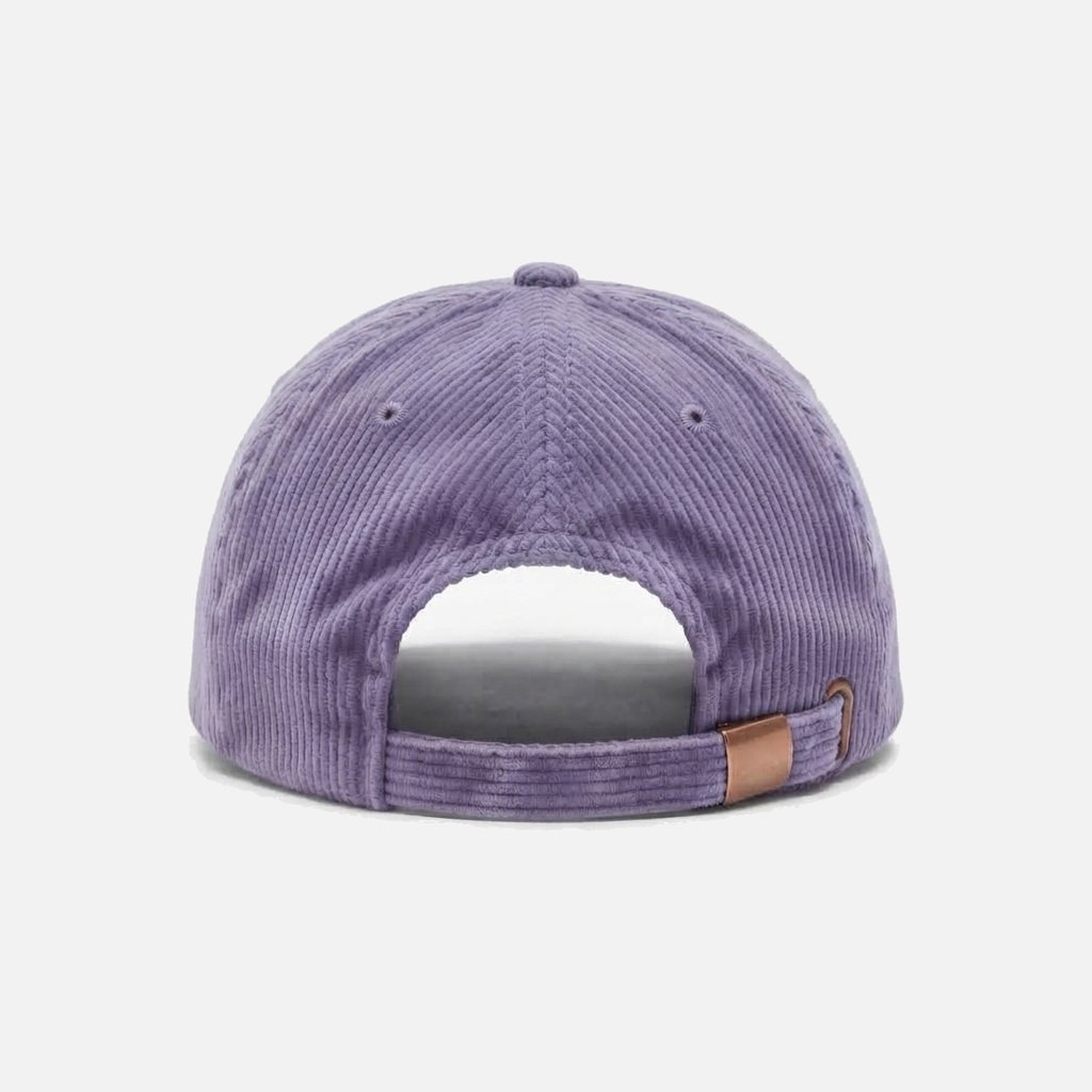 Corduroy Dad Cap, Lavender, Rear view