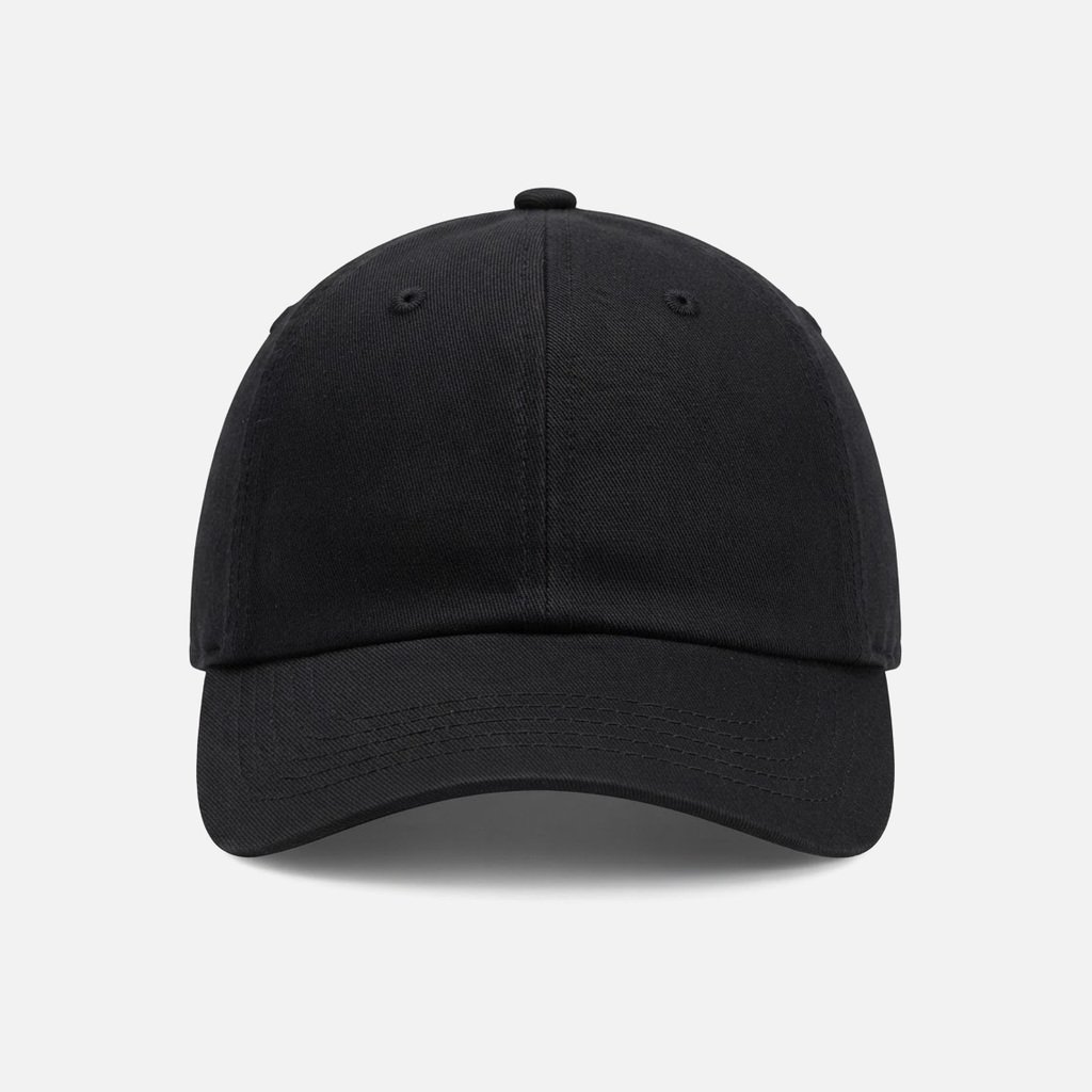 Classic Golf Cap, Black, Front view