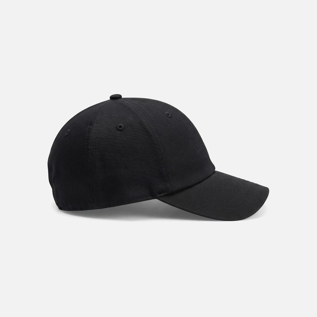 Classic Golf Cap, Black, Side view