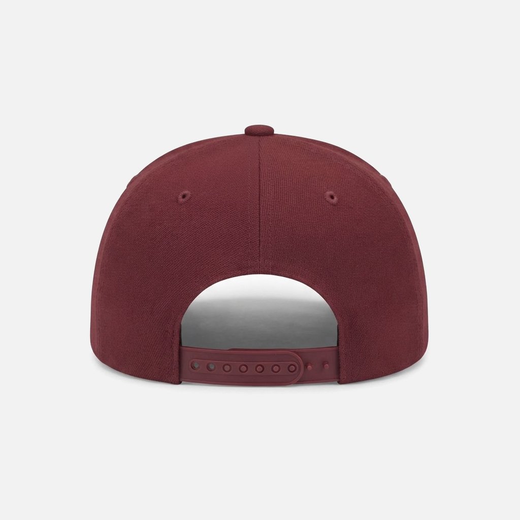 Structured Tour Golf Cap, Burgundy, Rear view