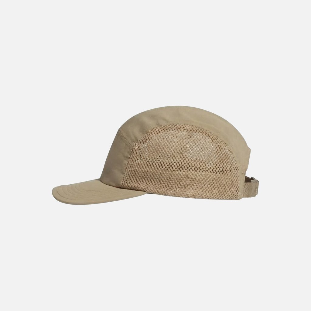 Lightweight 5-Panel Running Cap, Khaki, Side view
