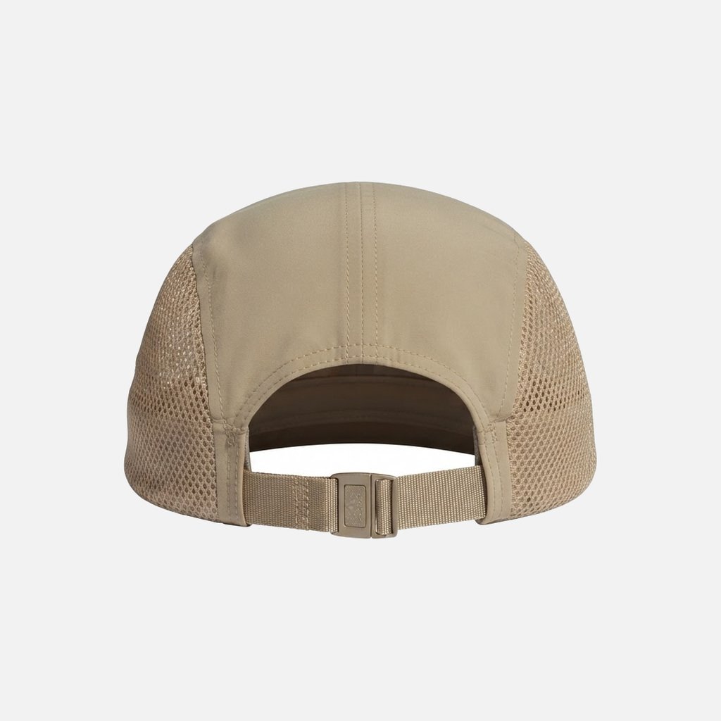 Lightweight 5-Panel Running Cap, Khaki, Rear view
