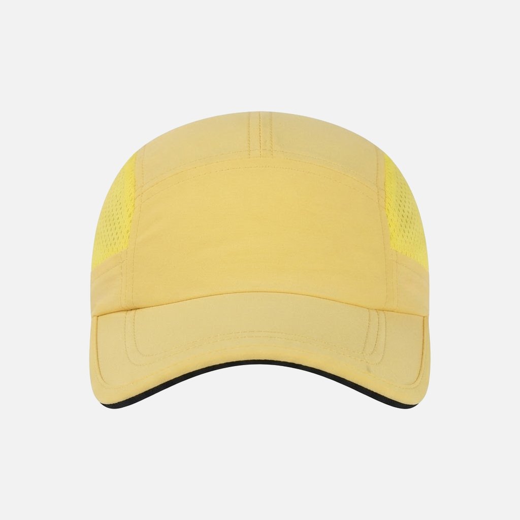 Soft-Brim Packable Performance Cap, Yellow, Front view