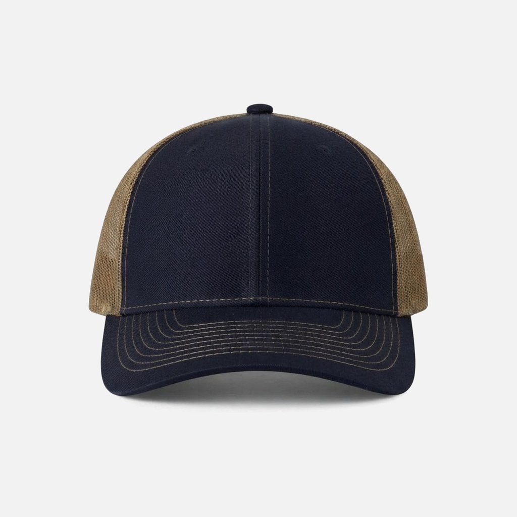 Fabric-Front 6-Panel Trucker Cap product photo