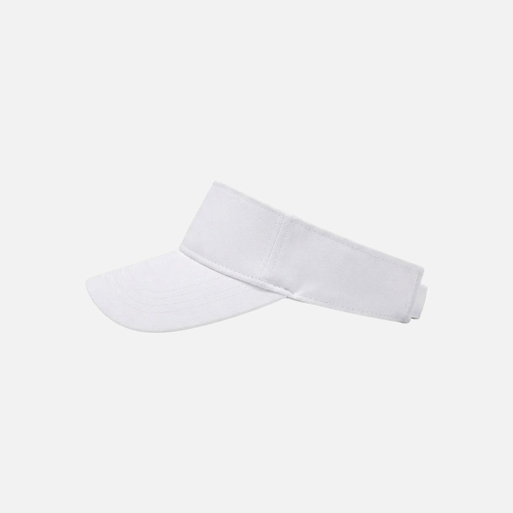 Performance Sports Visor, White, Side view