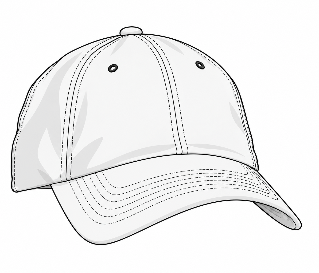 Unstructured 6-panel technical line drawing
